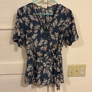 Flattering Floral Top